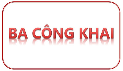 Ba công khai năm học 2025-2026